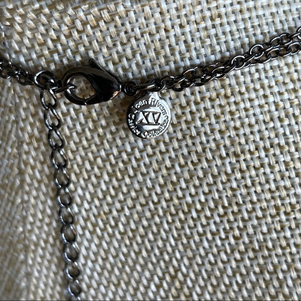 Joan Rivers Red Rhinestones Necklace - Picture 8 of 9